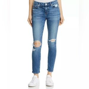 PAIGE Women’s Verdugo Ankle Skinny Jeans in Embarcadero
Destructed Size 26